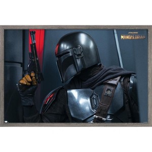 Trends International Star Wars: The Mandalorian Season 2 - Fight Framed Wall Poster Prints - 1 of 4