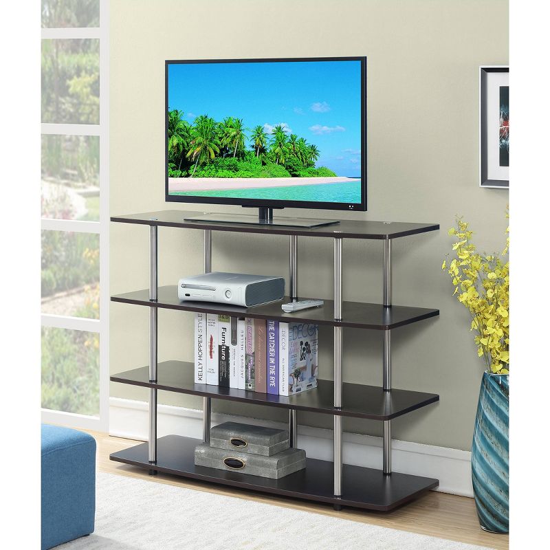 Designs2Go XL Highboy 4 Tier TV Stand for TVs up to 55" - Breighton Home, 4 of 9