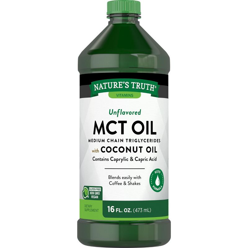 Nature's Truth Keto MCT Oil | 16 oz, 1 of 5
