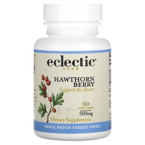 Eclectic Herb Hawthorn Berry, 500 mg, 90 Veg Caps - 1 of 4