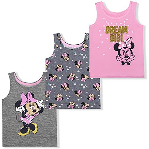 Disney Minnie Mouse Toddler Girls Tank Top And Shorts White 4t : Target