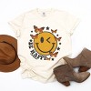Simply Sage Market S.W.Smiley Be Happy Butterflies Garment Dyed Tee - 3 of 4