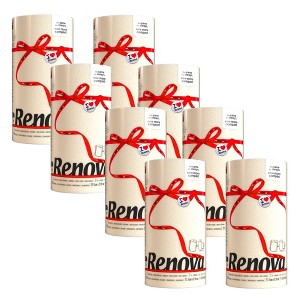 Renova Colored Paper Towel Roll – 2 Ply, 120 Sheets, Compact Design - 1 of 4