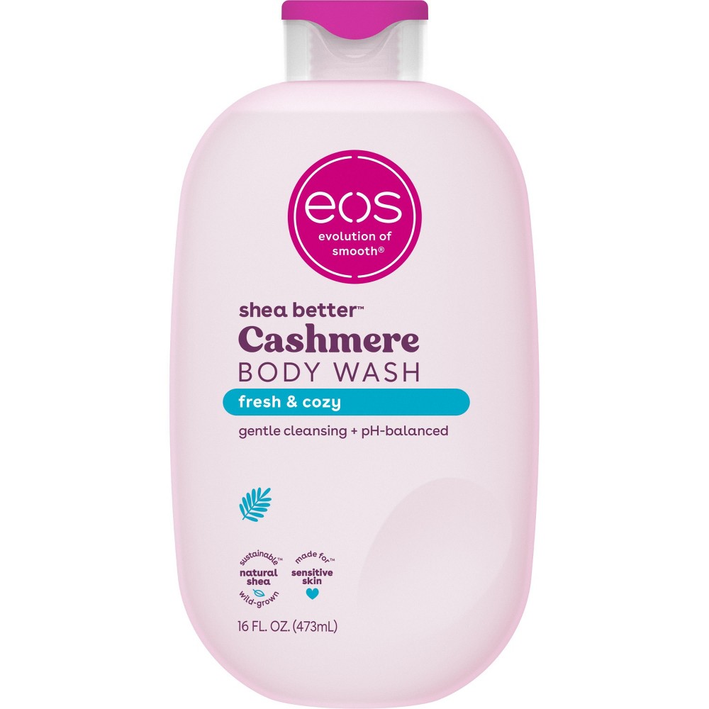 Photos - Shower Gel E.O.S. eos Shea Better Cashmere Body Wash - Fresh & Cozy - 16 fl oz: Paraben-Free, Vegan, Contains Shea Butter, Sensitive Skin 