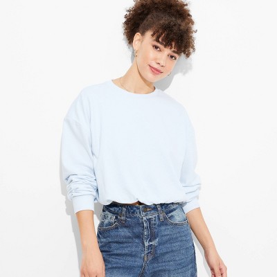 Women's Bubble Hem Sweatshirt - Wild Fable™