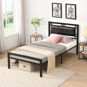 Sapphtopaz Metal Platform Bed Frame, Sturdy & Versatile Designs with Practical Features for Bedrooms, Adults & Families - 1 of 4