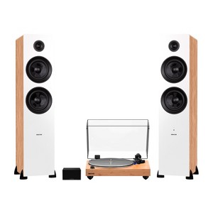 Fluance RT85 Reference High Fidelity Vinyl Turntable, PA10 Phono Preamp and Ai81 Elite Powered Floorstanding Speakers - 1 of 4