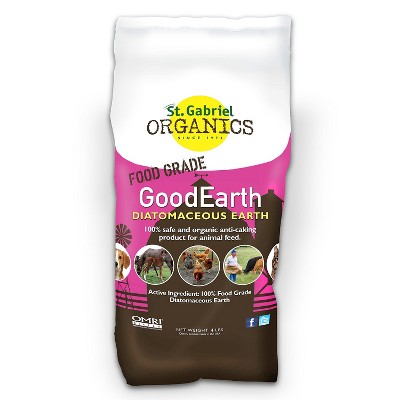 St. Gabriel Organics 50102-0 Food Grade Pet-Safe GoodEarth Diatomaceous Earth Garden Soil Pest/Mite/Aphid Control for Plants and Vegetables, 2 Pound
