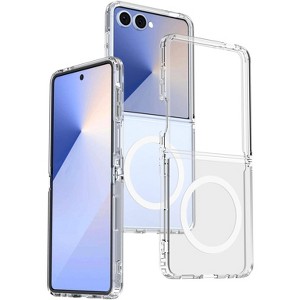 Nakedcellphone Clear Case for Samsung Galaxy Z Flip 7 Phone - Compatible with MagSafe - 1 of 4