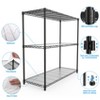 NicBex 47.20" 3-Tier Bookshelf with Adjustable Metal Shelves Bookcases for Living Room Home Office - 4 of 4