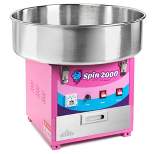 Olde Midway Commercial Cotton Candy Machine with Storage Drawer, SPIN 2000 Electric Tabletop Candy Floss Maker