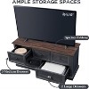SinCiDo Farmhouse Dresser with 5 Drawer, 45" Wide Horizontal Dresser  Chests for Bedroom, Wood Rustic Dresser for Closets - 2 of 4