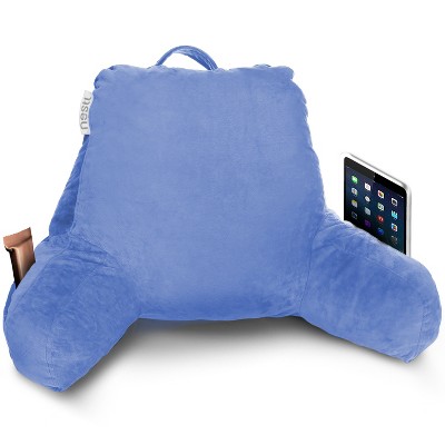 Nestl Memory Foam Reading Pillow, Reading & Bed Rest Pillow, Back Pillow with Pockets