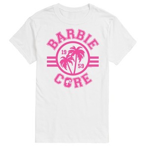 Men's - Barbie - Barbiecore Collegiate Short Sleeve Graphic T-Shirt - 1 of 4
