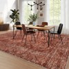 Machine Washable Modern Area Rug Geometric Distressed Non Slip Stain Resistant Non Shedding Pet Friendly Rugs for Living room Bedroom Kitchen - 2 of 4