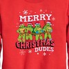 Boys' - Teenage Mutant Ninja Turtles - Merry Christmas Dude Graphic Long Sleeve Fleece Sweatshirt - 2 of 4