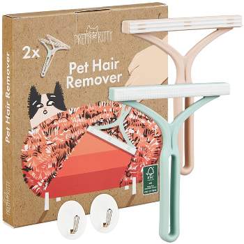 Pretty Kitty Pet Hair Removal Set: 2X Pet Hair Remover for Couch