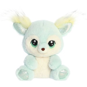 Aurora Medium Finley Fawn Enchanted Sparkling Stuffed Animal Blue 10" - 1 of 4