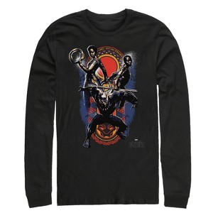 Men's Marvel Black Panther 2018 Allies Long Sleeve Shirt - 1 of 3