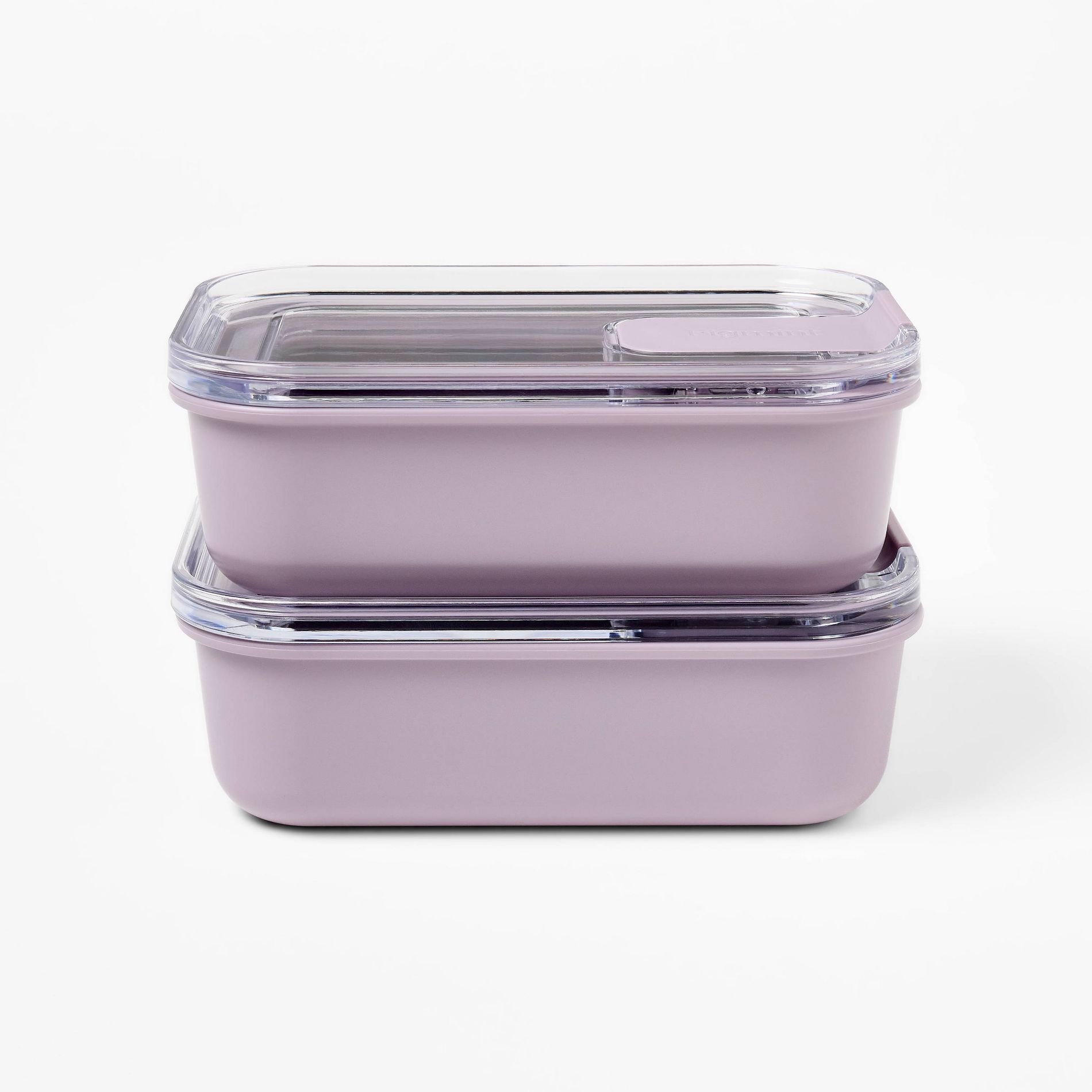 4pc (Set of 2) 1c Food Storage Container Set Lavender - Figmint™
