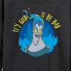 Women's - Disney Villains - Its Good To Be Bad Hades Lightweight French Terry Wide Neck Long Sleeve Shirt - 2 of 4