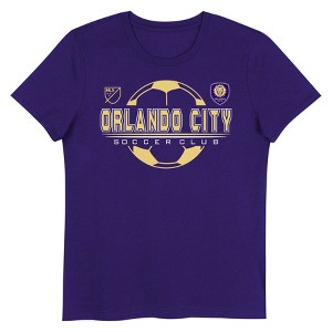 MLS Orlando City SC Girls' Short Sleeve Crew Neck T-Shirt - 1 of 1