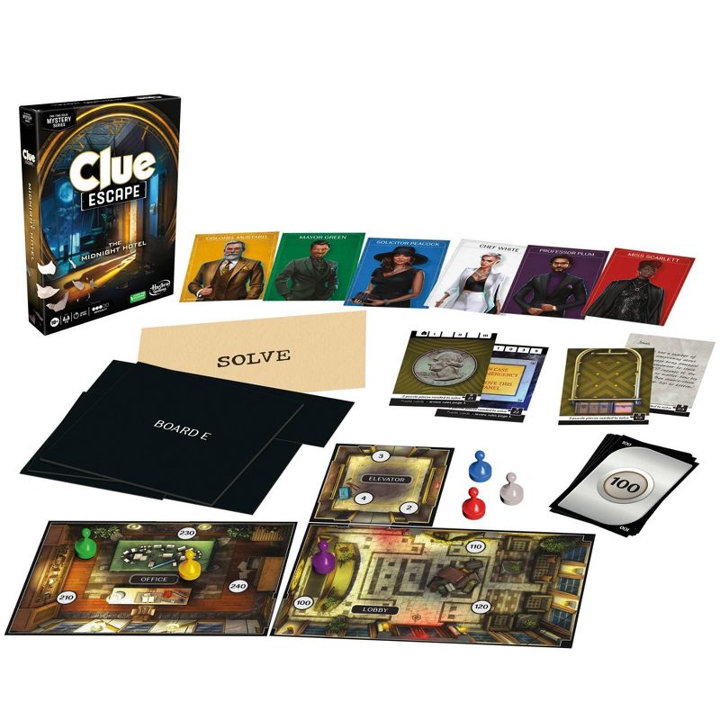 Clue Escape: The Midnight Hotel Board Game, 3 of 14