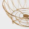 Iron Wire 2-Tier Fruit Basket with Banana Hanger Gold - Threshold™ - image 3 of 3