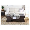 Kayce Modern Geometric Inspired Coffee Table Espresso - HOMES: Inside + Out - image 3 of 4