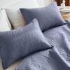 BAGOKIE All Seasons 2/3PCS Quilt Bedding Set with Quilt & Pillow Sham Bed Cover - 2 of 4