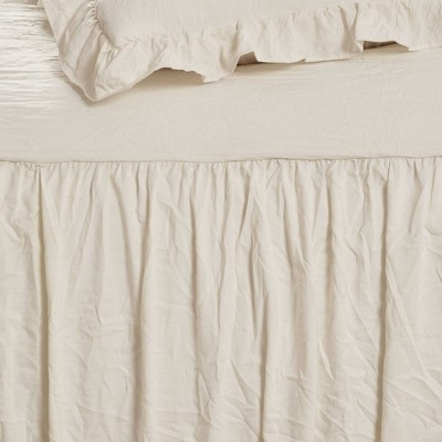 Lush Decor 3pc King Ruffle Skirt Bedspread Set Ivory - Lush Décor: Elegant Polyester Bedding, OEKO-TEX Certified — фото 6