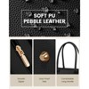 Laptop Bag  15 inch Computer Work Tote Bag, Waterproof Leather Shoulder Bag, Large Capacity Business Handbag - 4 of 4