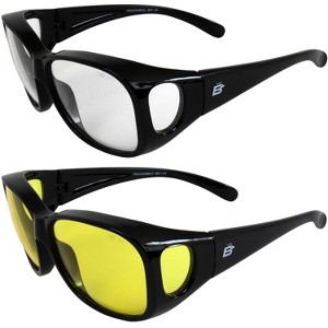 2 Pairs of Birdz Eyewear Peacock Safety Glasses - 1 of 4