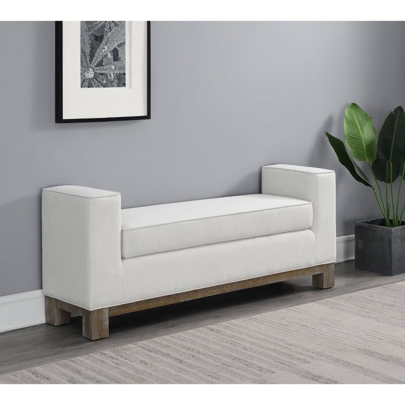 Remi Stain Resistant Bench - Abbyson Living, 3 of 8