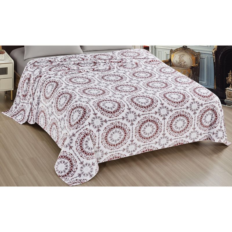 Noble House Super Soft and Ultra Comfy Luxe Printed Blanket - Yesina, 3 of 5