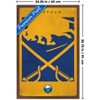 Trends International NHL Buffalo Sabres - Logo 25 Framed Wall Poster Prints - 3 of 4