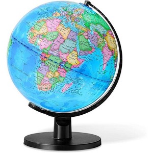 GOTGELIF 10" World Globe Geography Educational Globe with Stand Great Gift - 1 of 4