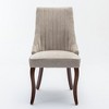 Dining Chairs Set Of 2, Upholstered Dining Chair With High Backrest, High Rebound Sponge, Triple Elastic Structure, Kitchen Dining Chair - 3 of 4