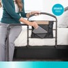 Stander Mobility Rail with Swing-out Grab Bar for Seniors, Black - 3 of 4