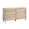 Sauder Willow Place 6 Drawer Dresser Pacific Maple: MDF Frame, Paper Veneer Surface, Adult Assembly Required - 3 of 4