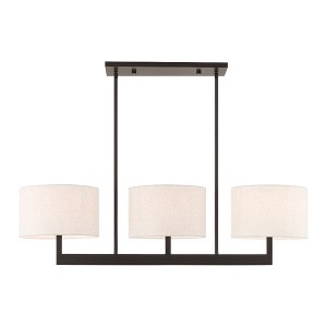Livex Lighting Hayworth 3 - Light Chandelier in  Bronze - 1 of 4