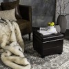 Maiden Square Tufted Ottoman  - Safavieh - 2 of 4
