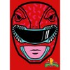 Girl's Power Rangers Red Ranger Helmet T-Shirt - image 2 of 4