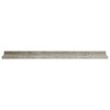 vidaXL Wall Shelves 2 pcs Concrete Gray 31.5"x3.5"x1.2" - 4 of 4