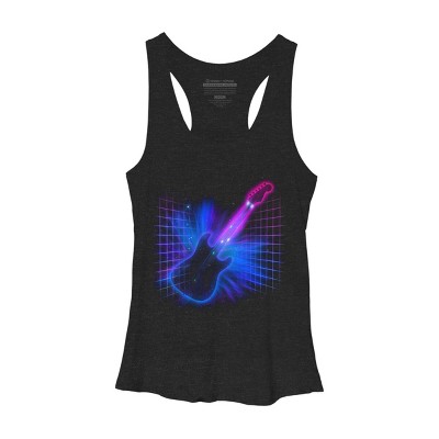 Women's Design By Humans Retro Rock By NeonDreamDesigns Racerback Tank Top