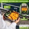 BRINJOY Stainless Steel Bento Box for Adults - Leak-Proof Lunch Box with 3 Compartments, Dishwasher Safe, Eco-Friendly (Free Seal Included) - 3 of 4