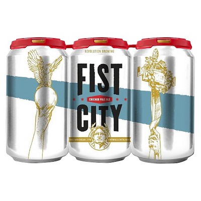 Revolution Fist City Chicago Pale Ale Beer - 6pk/12 fl oz Cans