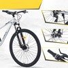Infurnic Bicycles, 29 Inch Mountain Bike for Women and Men, 8 Speed Mountain Bike, Silver, 70.8"*27.1"*41.7" - 4 of 4