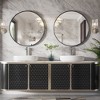 PAIHOME Decorative Round Mirror For Bathroom & Nursery, Vanity Wall Mount - 4 of 4