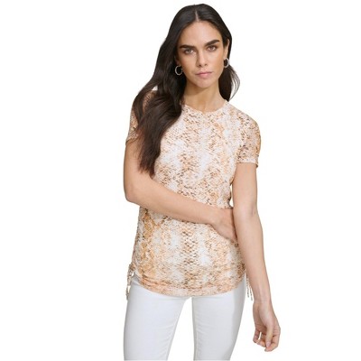 Nick Graham Womens Printed Basic T-Shirt